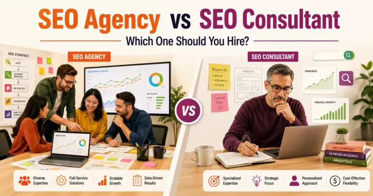 SEO agency vs SEO consultant