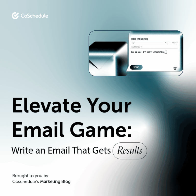 How To Write An Email That Gets Results