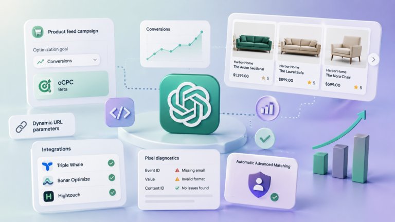 ChatGPT Ads rolls out oCPC campaigns, AAM and product carousels