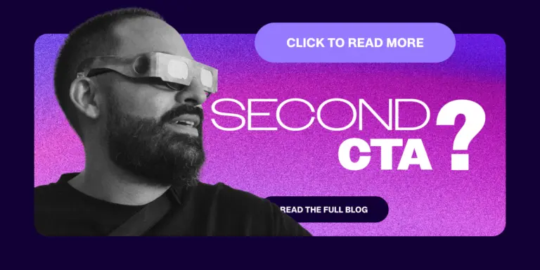 man with sunglasses and the words 