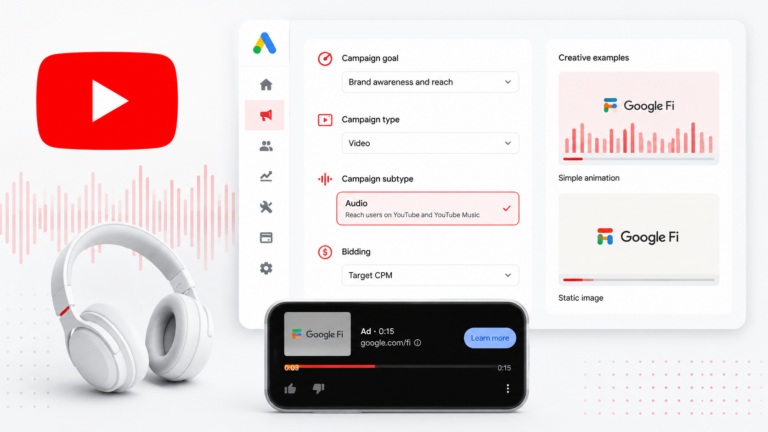 Google publishes its first dedicated guide for YouTube audio ads